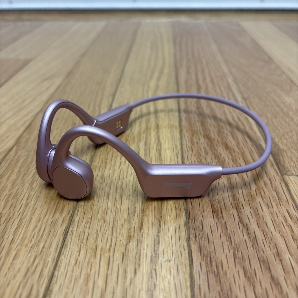 Bonesoundz‎ Pro Bone Conduction Dusty Rose Headphone Untested
